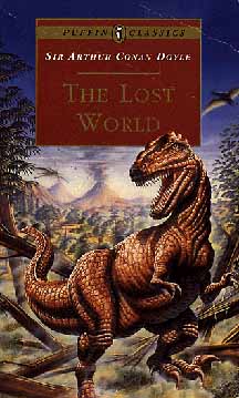 Book cover of Sir Conan Doyle's novel "The Lost World"